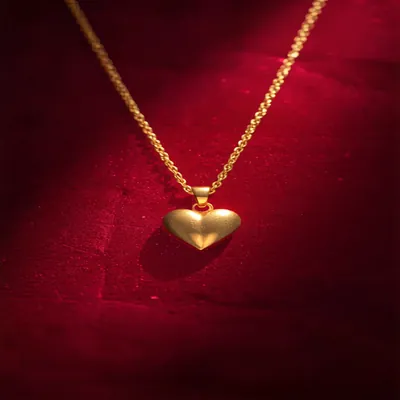 Gold Heart Pendant