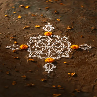 Aripan Rangoli Macro