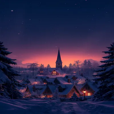 Snowy Village