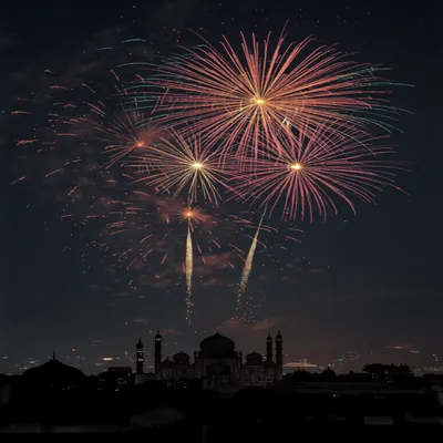 Fireworks Skyline