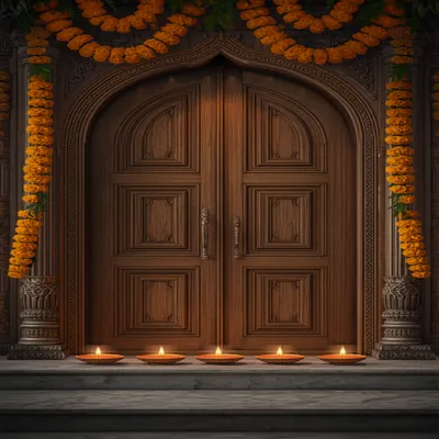 Doorway with Toran
