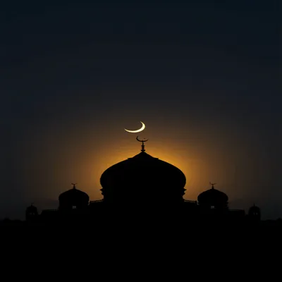 Moon Over Mosque