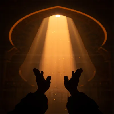 Prayer Hands Light