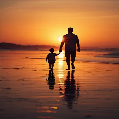 Beach Sunset Walk