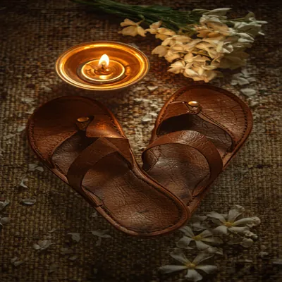 Sandals & Diya