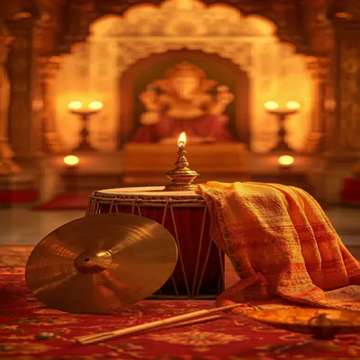Festive Dhol Drum