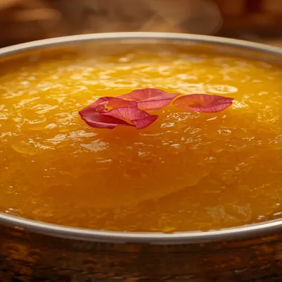 Kesari Halwa Bowl