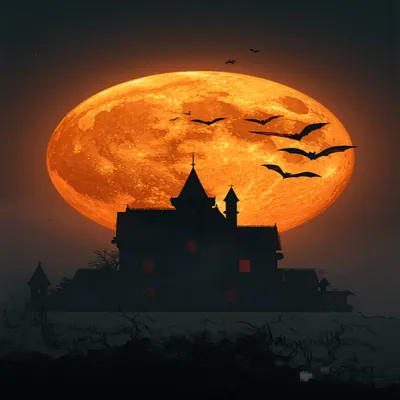 Haunted House Moon
