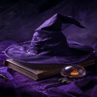 Witch Hat & Crystal
