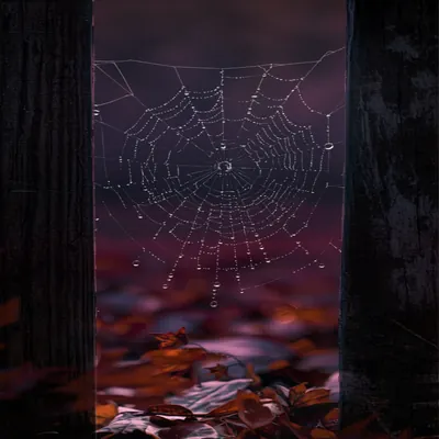 Spider Web at Twilight