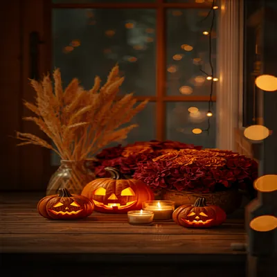 Cozy Autumn Porch