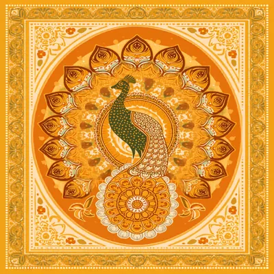 Madhubani Peacock