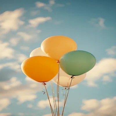 Tricolor Balloons
