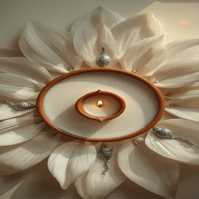 Milk Bowl & Diya
