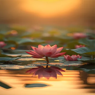 Lotus Pond Dawn