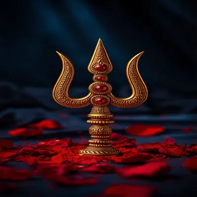 Golden Trishul