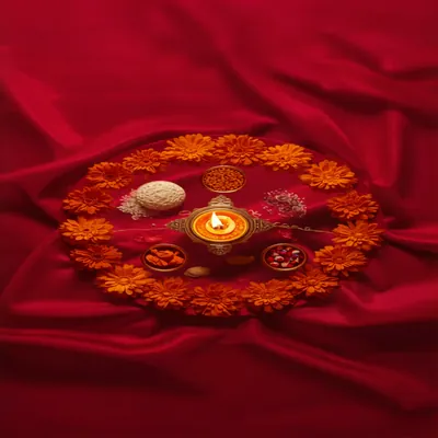 Rakhi Thali Macro