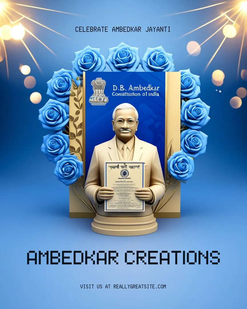 Ambedkar Jayanti Greeting Card 07 Bharat Ratna