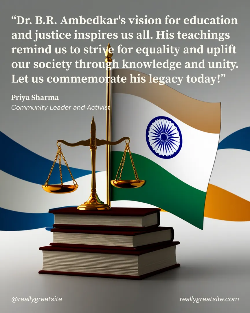 Ambedkar Jayanti Greeting Card 08 Samajik Nyay