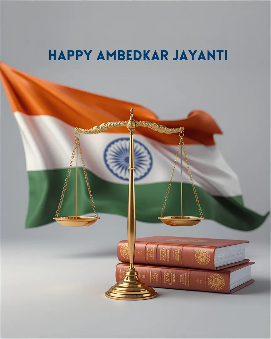 Ambedkar Jayanti Greeting Card 10 3D Rotating Chakra