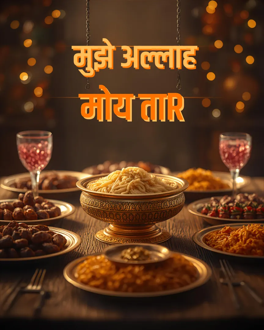 Eid Ul Fitr Greeting Card 05 Lavish 3D Brass