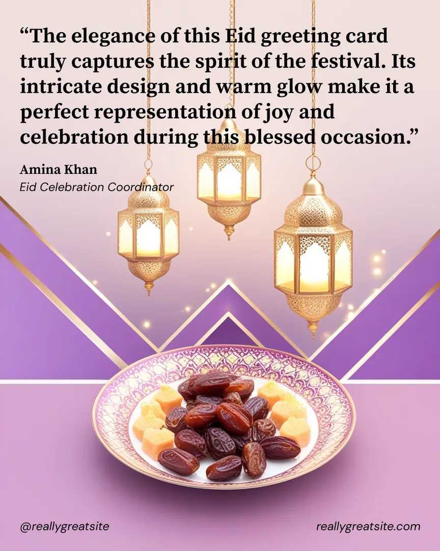 Eid Ul Fitr Greeting Card 08 Eid Celebration