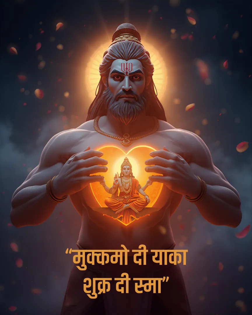 Hanuman Jayanti Greeting Card 03 Ram Sita In Heart