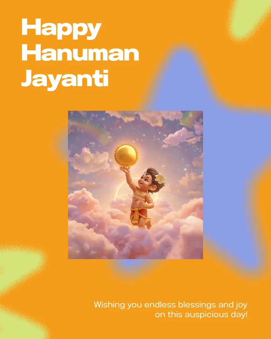 Hanuman Jayanti Greeting Card 04 Happy Hanuman Jayanti