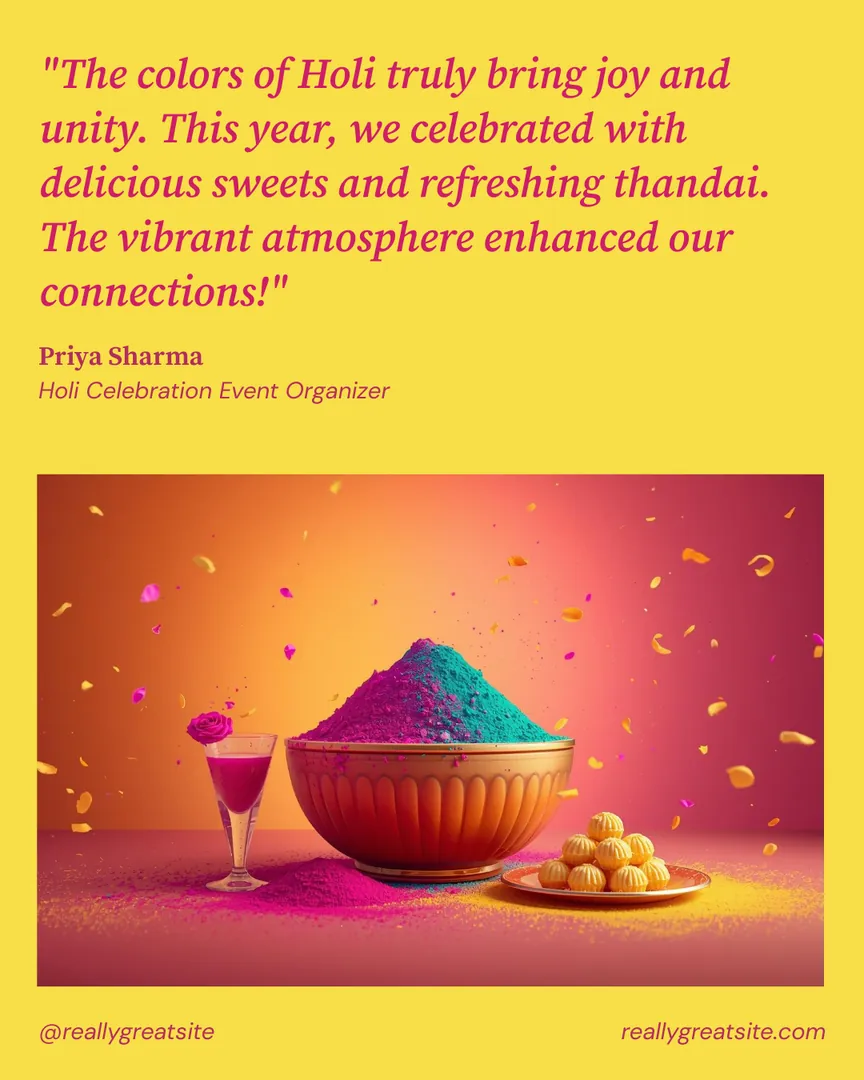 Holi Greeting Card 02 Celebration Gulaal